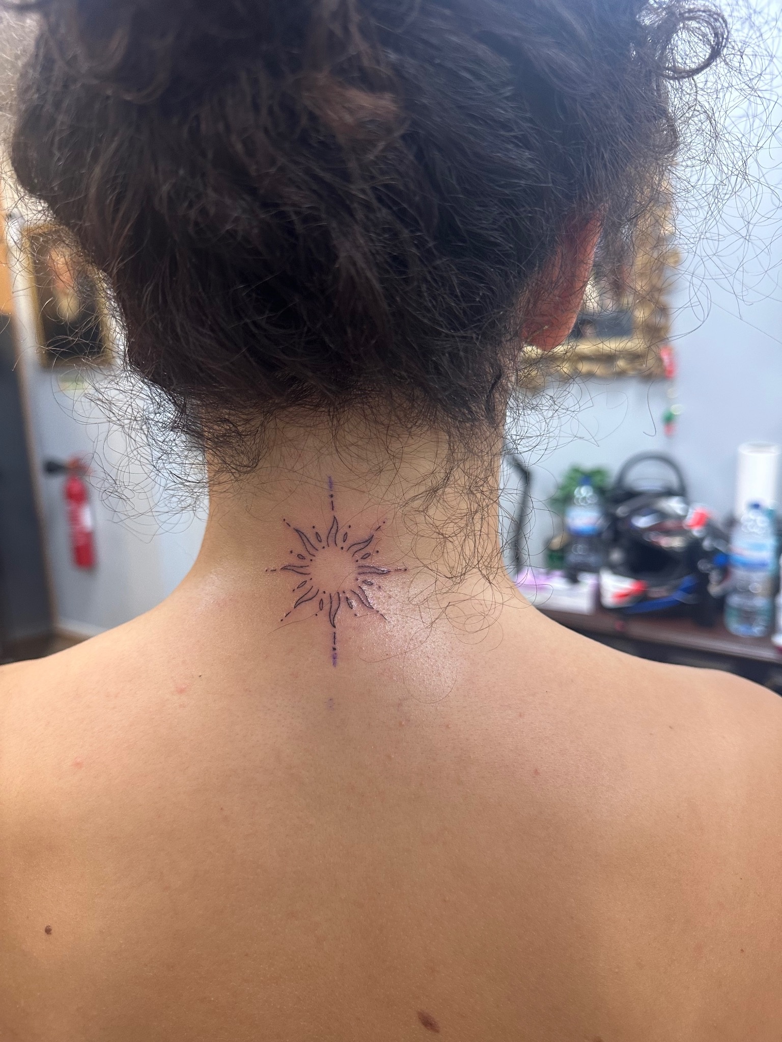 Fine line tattoo portfolio piece at Titans Legacy Ink