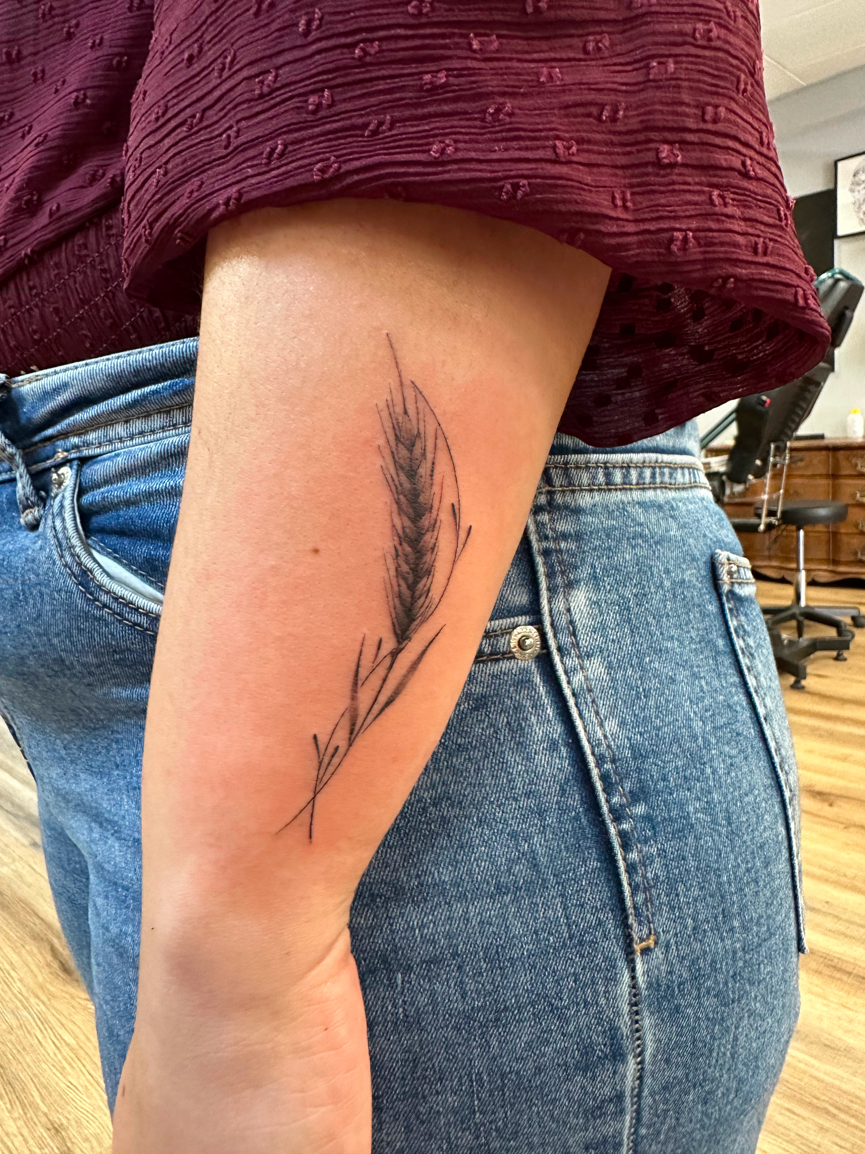 Fine line tattoo portfolio piece at Titans Legacy Ink